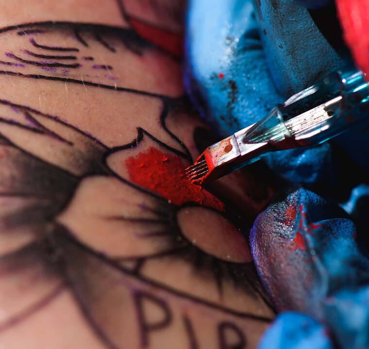 Trattamento post tatuaggio